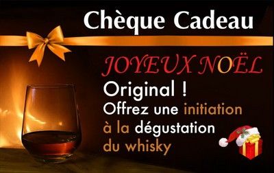 offrir en chèque un bon cadeau dégustation whisky Japonais pour Noël à paris
